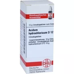 ACIDUM HYDROCHLORICUM D 12 bumbiņas, 10 g