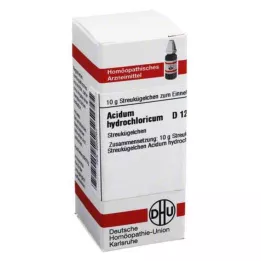 ACIDUM HYDROCHLORICUM D 12 bumbiņas, 10 g