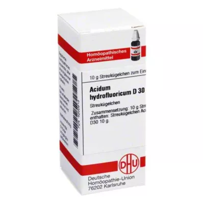 ACIDUM HYDROFLUORICUM D 30 bumbiņas, 10 g ACIDUM HYDROFLUORICUM D 30 bumbiņas, 10 g