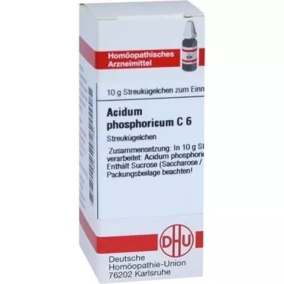ACIDUM PHOSPHORICUM C 6 lodītes, 10 g