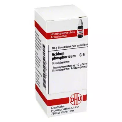 ACIDUM PHOSPHORICUM C 6 lodītes, 10 g