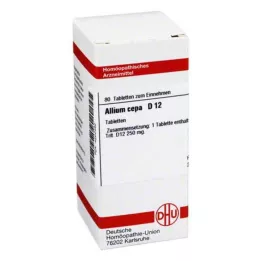 ALLIUM CEPA D 12 tabletes, 80 kapsulas