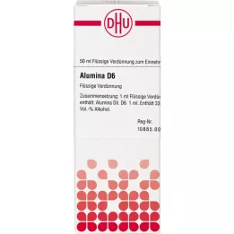 ALUMINA D 6 atšķaidījums, 50 ml