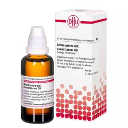 ANTIMONIUM SULFURATUM aurantiacum D 6 atšķaidījums, 50 ml