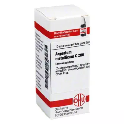 ARGENTUM METALLICUM C 200 bumbiņas, 10 g