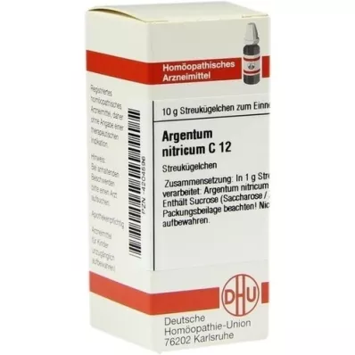 ARGENTUM NITRICUM C 12 bumbiņas, 10 g