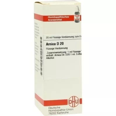 ARNICA D 20 atšķaidījums, 20 ml
