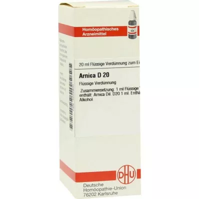 ARNICA D 20 atšķaidījums, 20 ml