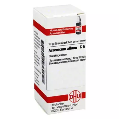 ARSENICUM ALBUM C 6 lodītes, 10 g