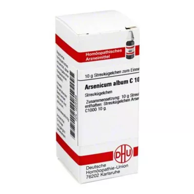 ARSENICUM ALBUM C 1000 globuļu, 10 g
