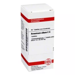 ARSENICUM ALBUM C 6 tabletes, 80 kapsulas
