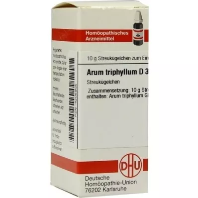 ARUM TRIPHYLLUM D 3 globules, 10 g