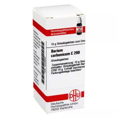 BARIUM CARBONICUM C 200 bumbiņas, 10 g BARIUM CARBONICUM C 200 bumbiņas, 10 g