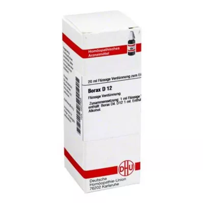 BORAX D 12 atšķaidījums, 20 ml