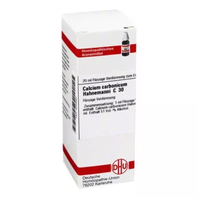 CALCIUM CARBONICUM Hahnemanni C 30 Atšķaidījums, 20 ml CALCIUM CARBONICUM Hahnemanni C 30 Atšķaidījums, 20 ml