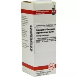 CALCIUM CARBONICUM Hahnemanni D 200 atšķaidījums, 20 ml