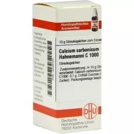 CALCIUM CARBONICUM Hahnemanni C 1000 globuļu, 10 g