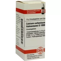 CALCIUM CARBONICUM Hahnemanni D 1000 globuļu, 10 g