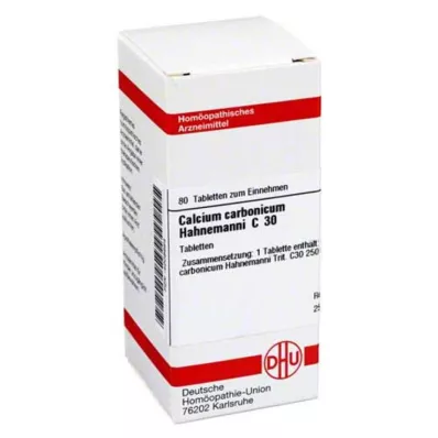 CALCIUM CARBONICUM Hahnemanni C 30 tabletes, 80 gab
