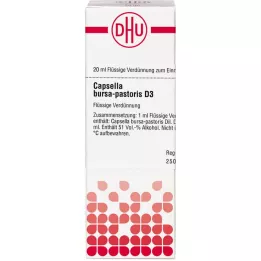 CAPSELLA BURSA pastoris D 3 atšķaidījums, 20 ml