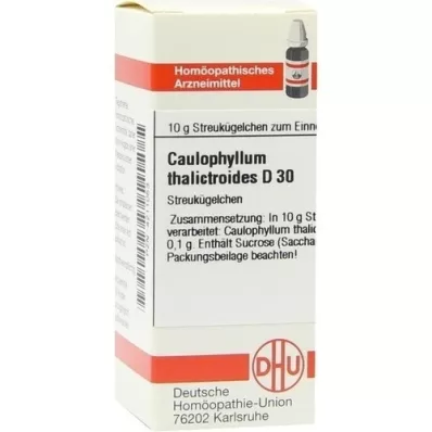 CAULOPHYLLUM THALICTROIDES D 30 bumbiņas, 10 g
