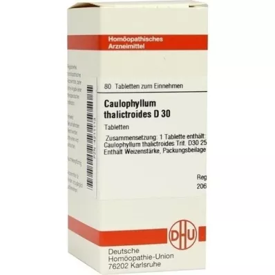 CAULOPHYLLUM THALICTROIDES D 30 tabletes, 80 kapsulas