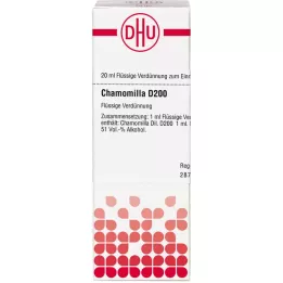 CHAMOMILLA D 200 atšķaidījums, 20 ml