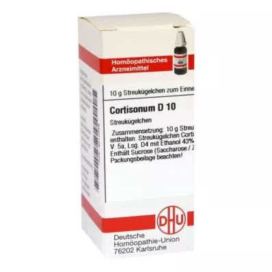 CORTISONUM D 10 globules, 10 g CORTISONUM D 10 globules, 10 g