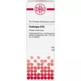 CRATAEGUS D 10 atšķaidījums, 20 ml