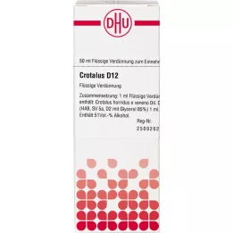 CROTALUS D 12 atšķaidījums, 50 ml