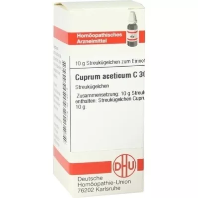 CUPRUM ACETICUM C 30 bumbiņas, 10 g