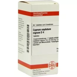 CUPRUM OXYDATUM nigrum D 4 tabletes, 80 gab