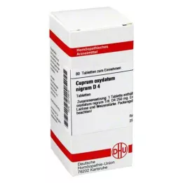 CUPRUM OXYDATUM nigrum D 4 tabletes, 80 gab