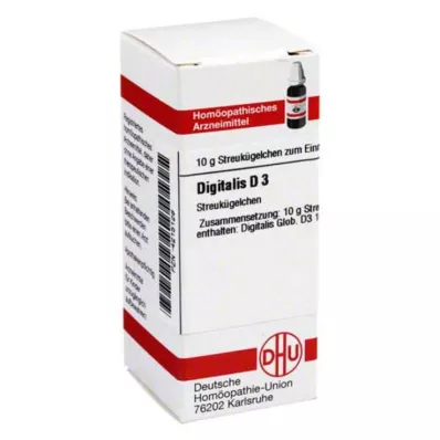 DIGITALIS D 3 globules, 10 g