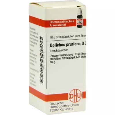 DOLICHOS PRURIENS D 3 globules, 10 g