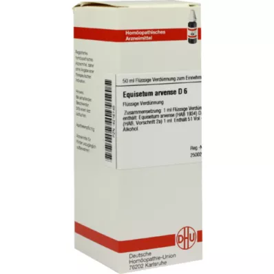 EQUISETUM ARVENSE D 6 atšķaidījums, 50 ml