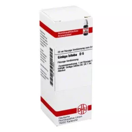 GINKGO BILOBA D 6 atšķaidījums, 20 ml