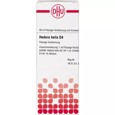 HEDERA HELIX D 4 atšķaidījums, 50 ml
