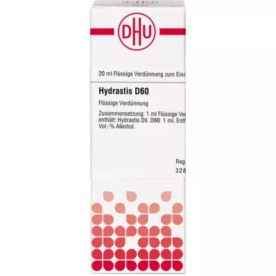 HYDRASTIS D 60 atšķaidījums, 20 ml