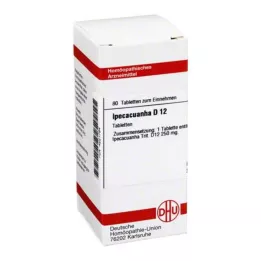 IPECACUANHA D 12 tabletes, 80 kapsulas