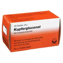 KUPFERGLUCONAT Tabletes, 100 gab