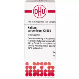 KALIUM CARBONICUM C 1000 globuļu, 10 g