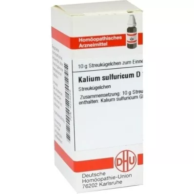 KALIUM SULFURICUM D 12 bumbiņas, 10 g