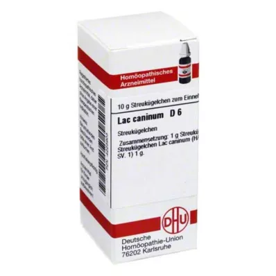 LAC CANINUM D 6 lodītes, 10 g