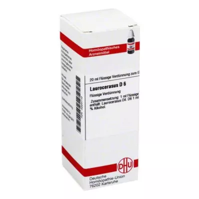 LAUROCERASUS D 6 atšķaidījums, 20 ml