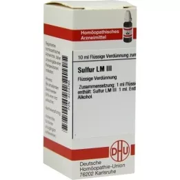 SULFUR LM III Atšķaidījums, 10 ml