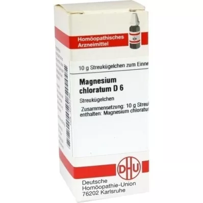 MAGNESIUM CHLORATUM D 6 lodītes, 10 g