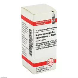 MERCURIUS SOLUBILIS Hahnemanni C 1000 globulu, 10 g