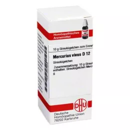 MERCURIUS VIVUS D 12 bumbiņas, 10 g