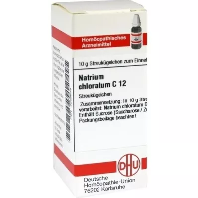 NATRIUM CHLORATUM C 12 bumbiņas, 10 g